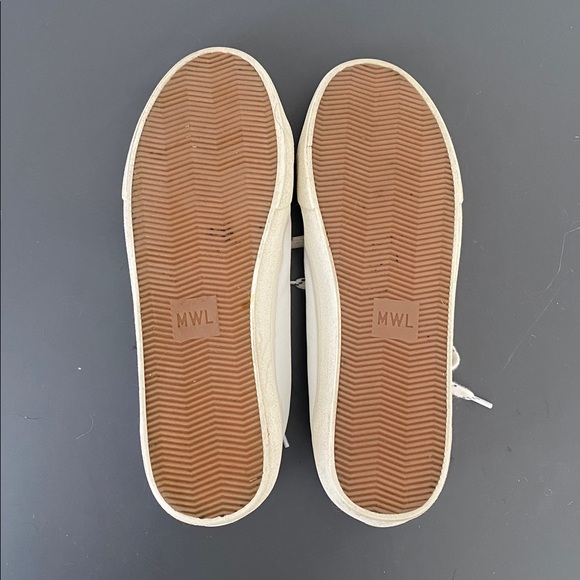 Madewell Sidewalk Low-Top Sneakers in Leather and Suede - Picture 9 of 12